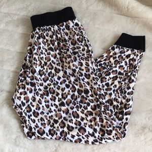 Leopard Joggers with Pockets